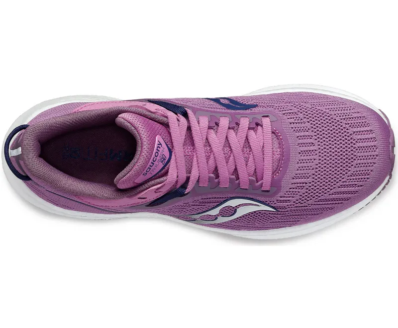 Saucony Women's Triumph 21 Grape/Indigo-3